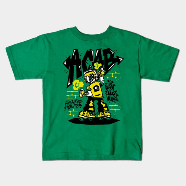 Beat Wuz Here Kids T-Shirt by demonigote